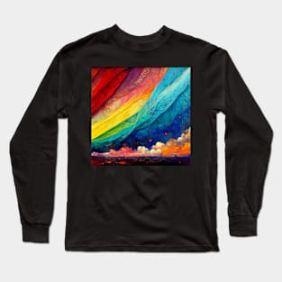 World of Rainbows - best selling Long Sleeve T-Shirt